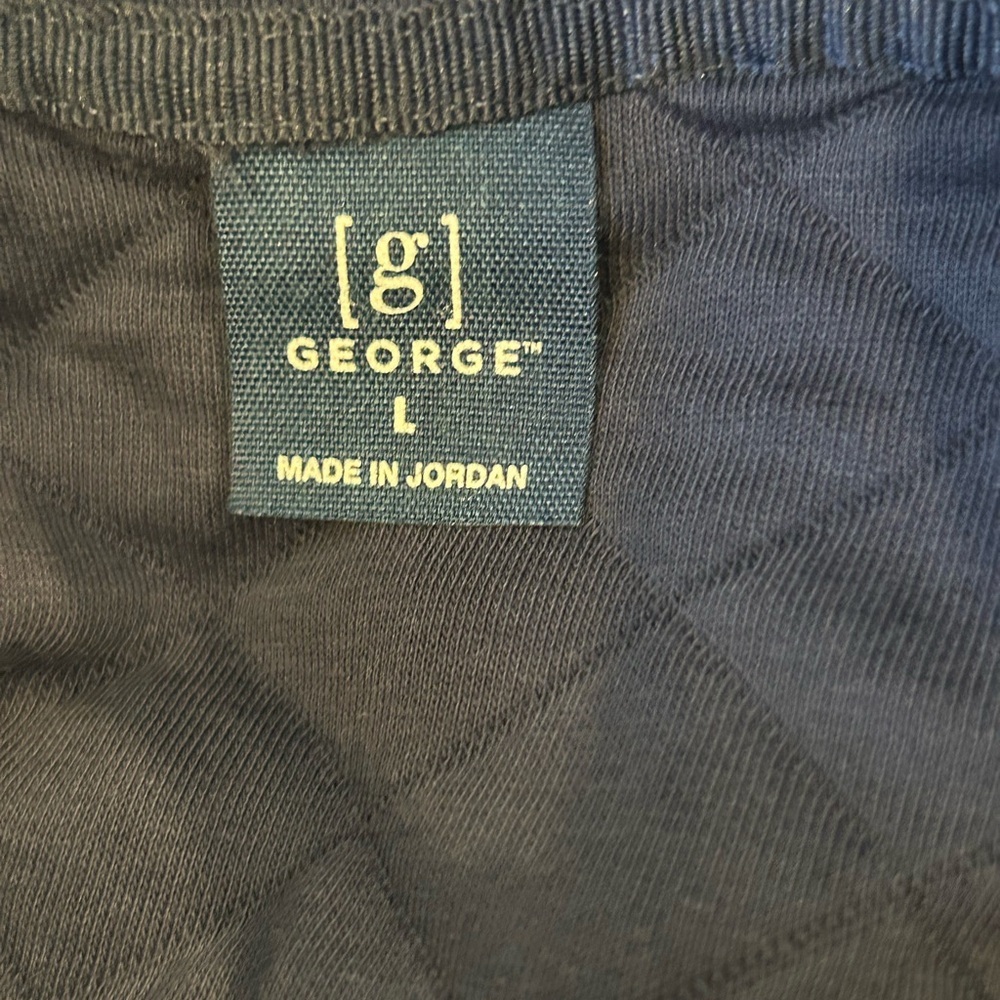 NWT George Men's Quilted Snap Pullover Jacket, Size Large - Picture 5 of 9